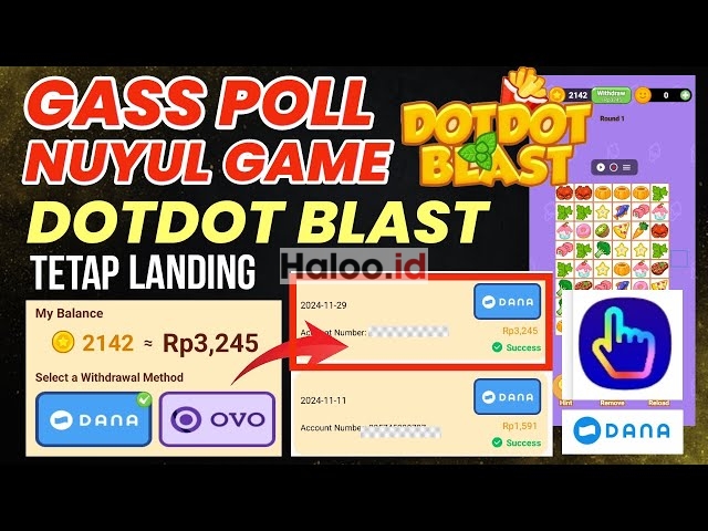 Cara Nuyul Game Dotdot Blast Cair Terbukti Membayar Haloo Id