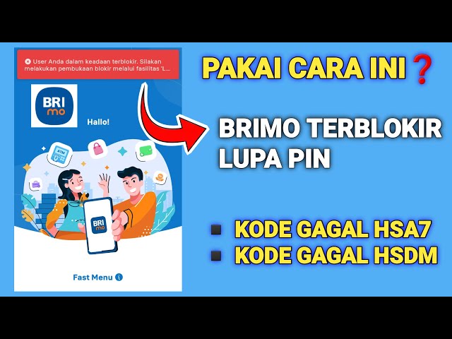 Cara Mengatasi Brimo Terblokir Karena Lupa Pin Kode Gagal Hsa Dan Hsdm Haloo Id